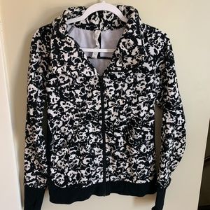 Lululemon Black White Patterned Zip Sweatshirt (6)